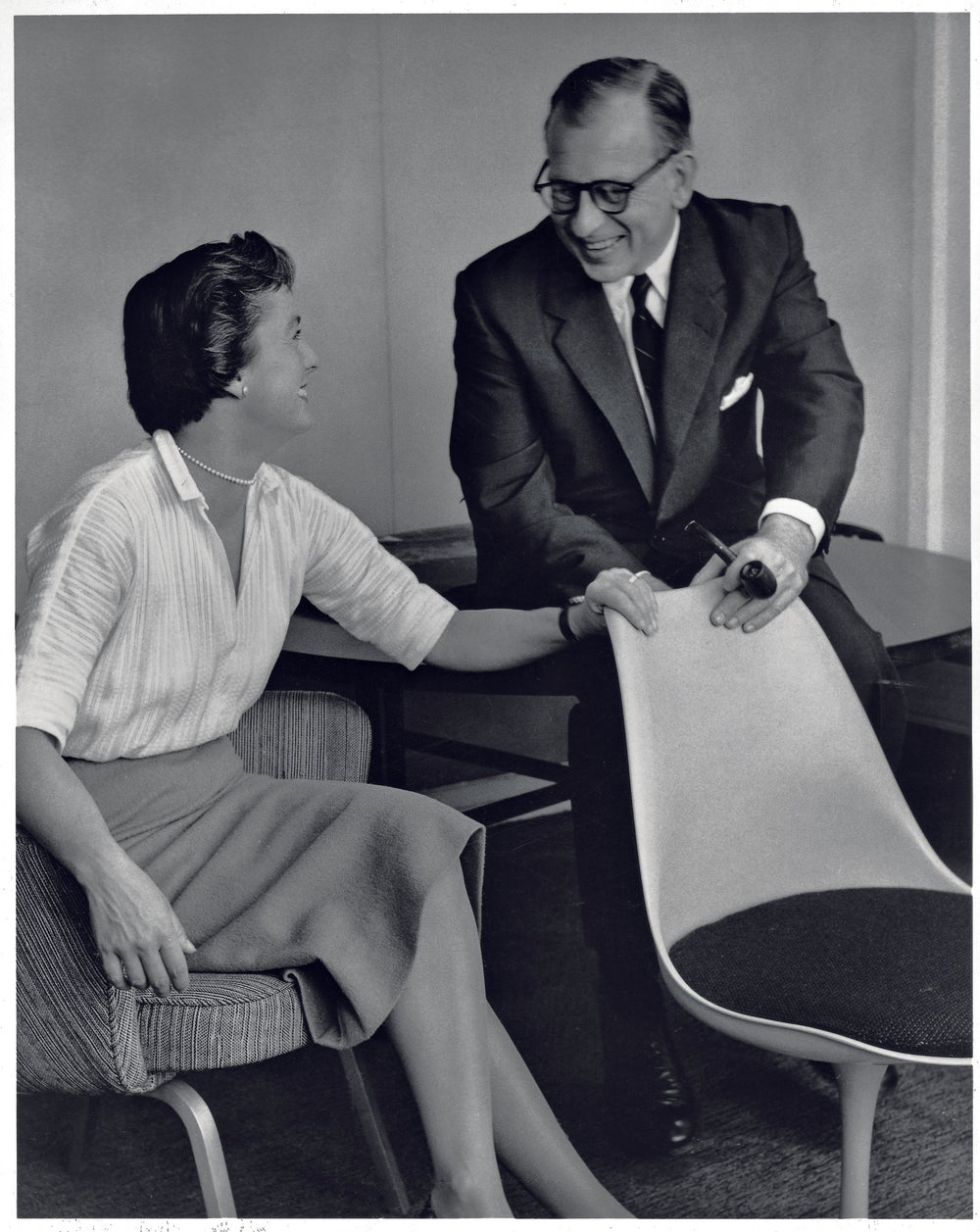 Florence Knoll e Eero Saarinen na Knoll